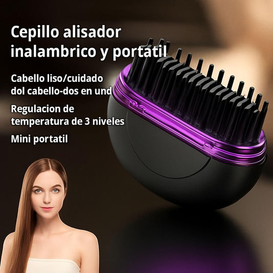 Mini peine alisador inalámbrico, nuevo peine de carga, portátil, cuidado del cabello, no daña el cabello, peine de estilo casero