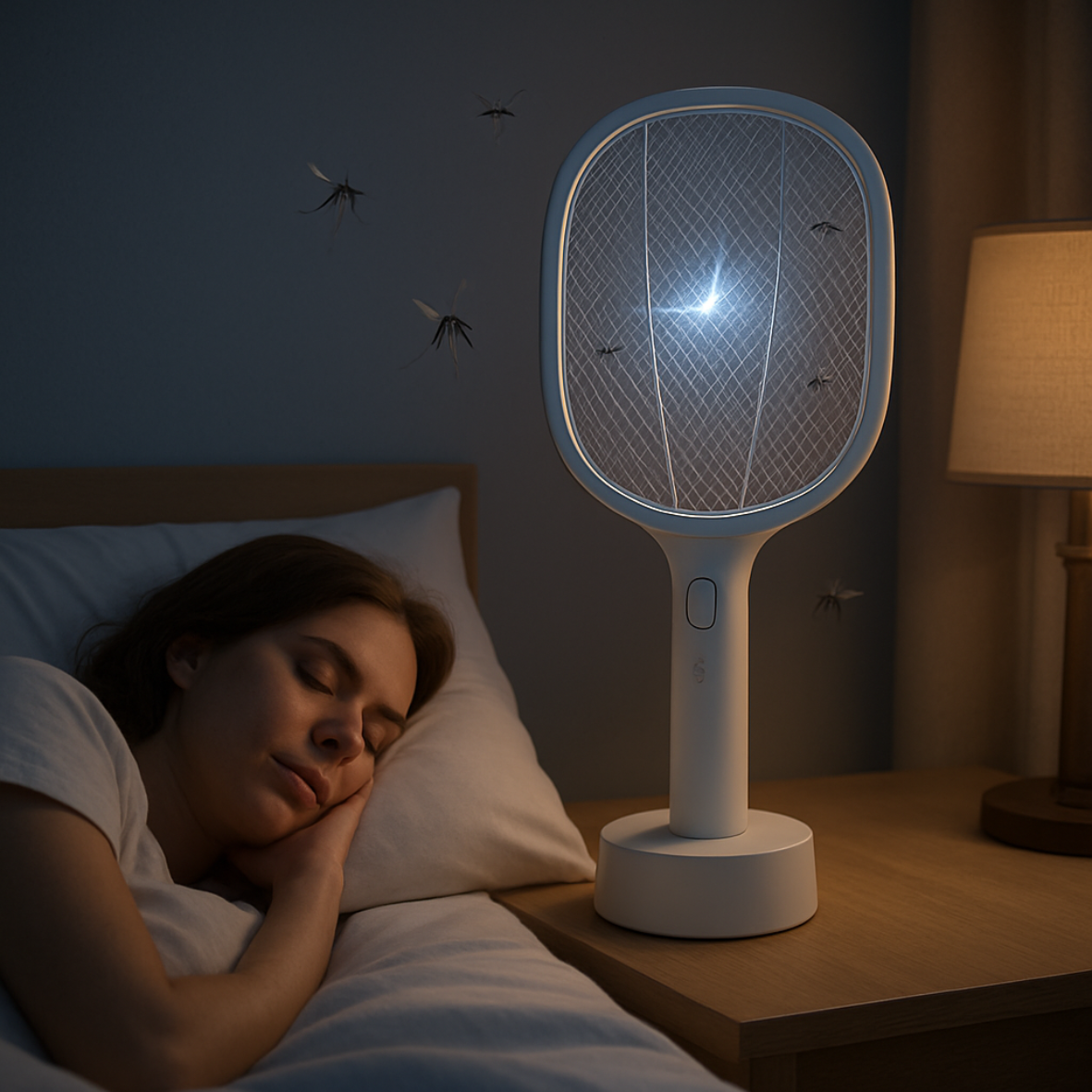 RAQUETA MATAMOSCAS ELECTRICA