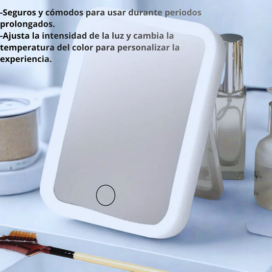 Espejo Led Touch Make Up Recargable Usb
