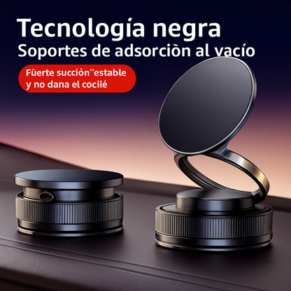 Soporte magnético giratorio de 360° para teléfono móvil de coche - Ventosa de succión súper fuerte, soporte magnético, soporte universal para todos los smartphones