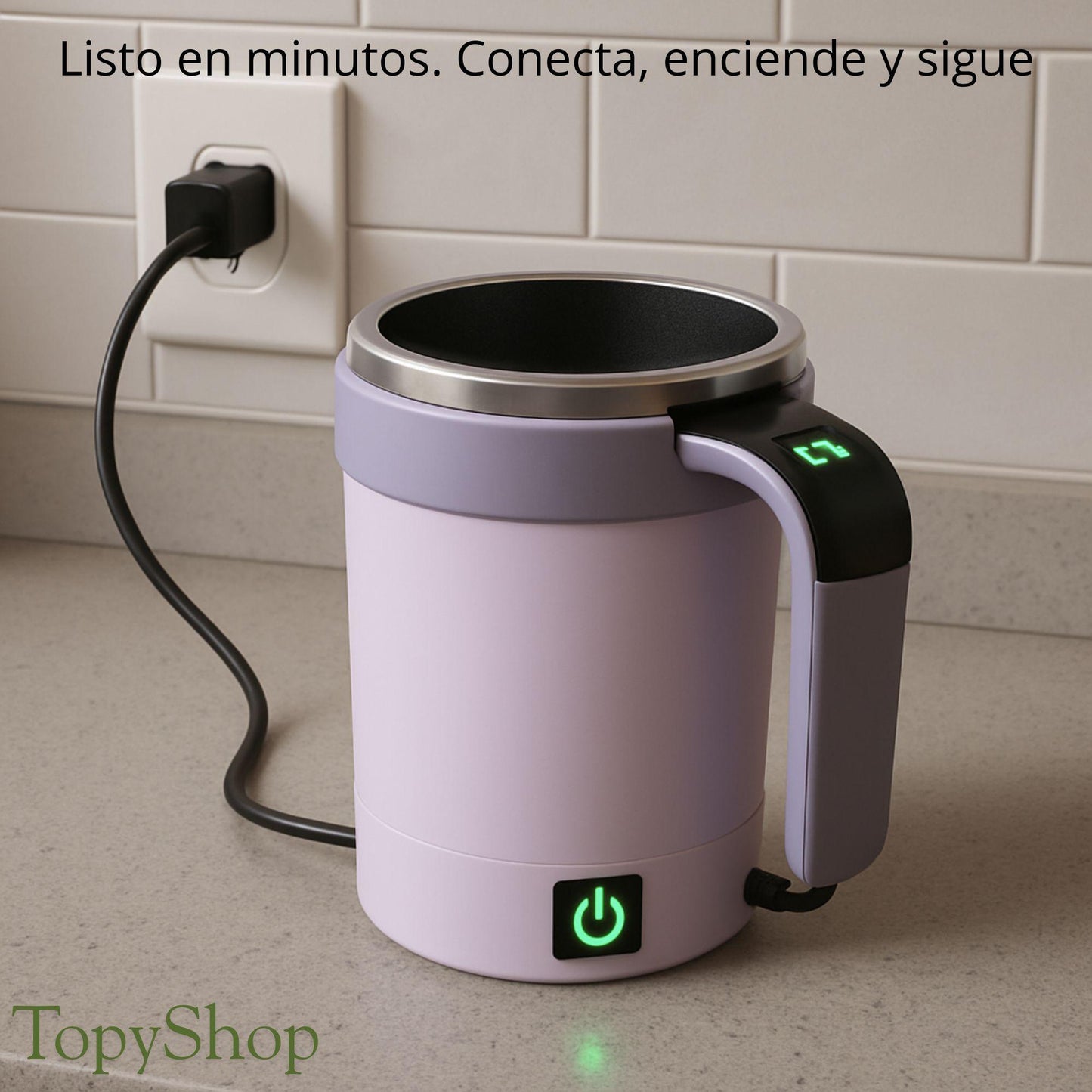 Taza inteligente con control de temperatura
