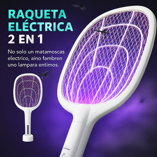RAQUETA MATAMOSCAS ELECTRICA