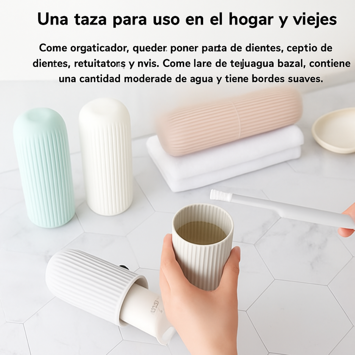 Estuche portátil para cepillo y pasta de dientes, ideal para viajes y camping. Protege tus cepillos y pasta de dientes de la suciedad y los daños.