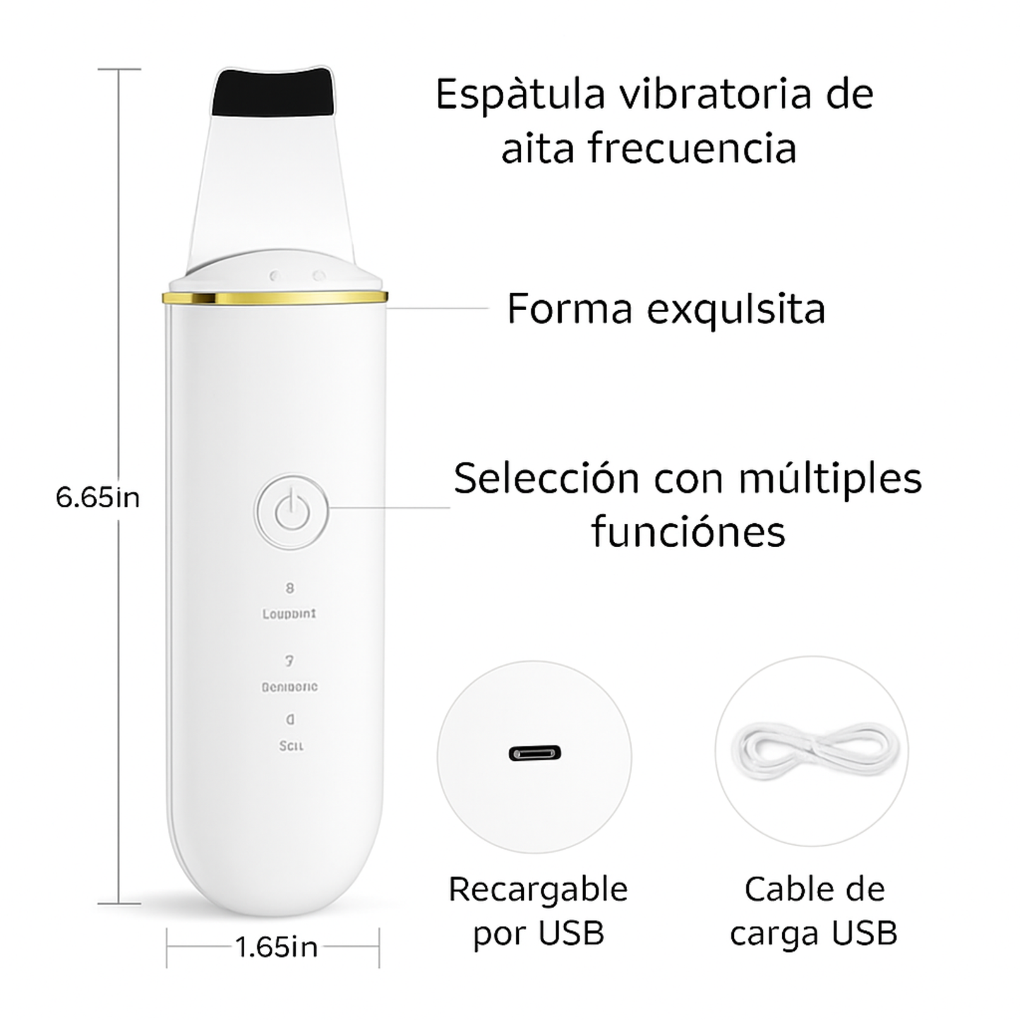 ESPATULA PARA PUNTOS NEGROS