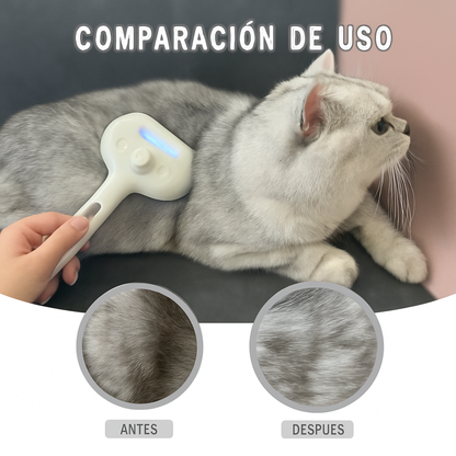 Cepillo de Vapor Removedor de Pelo para Mascotas