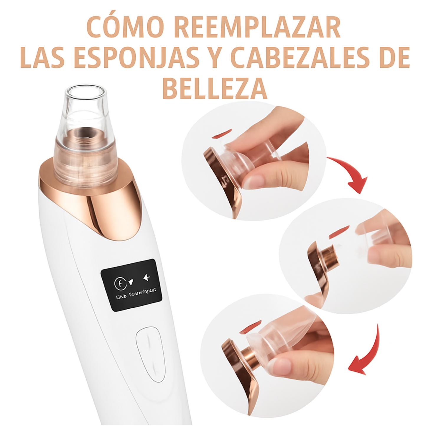 Removedor  de espinillas y limpia poros