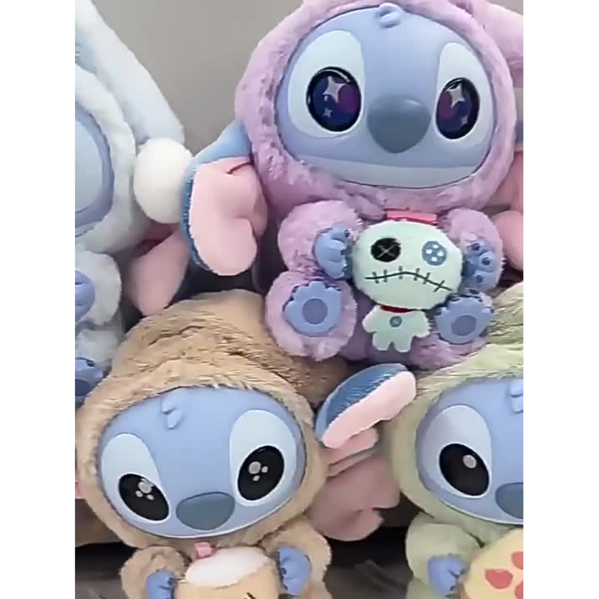 Nuevo Stitch Come y Duerme Serie Caja Sorpresa Vinilo Colgante Muñeco Sorpresa Lilo & Stitch Caja Misteriosa Juguete Peluche Regalo de Navidad para Niños