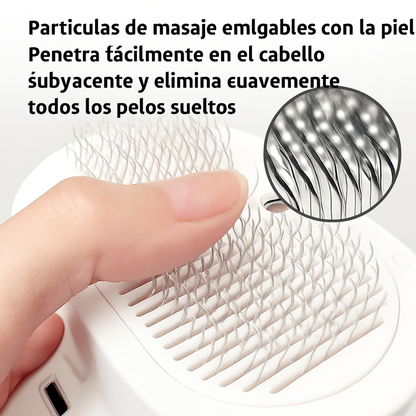 Cepillo de Vapor Removedor de Pelo para Mascotas