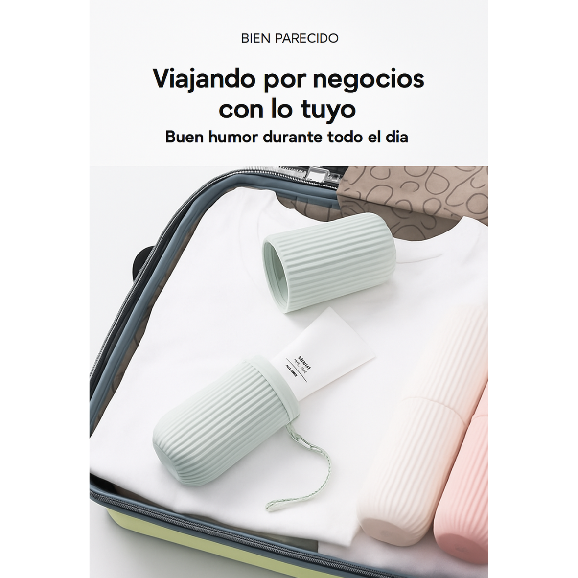 Estuche portátil para cepillo y pasta de dientes, ideal para viajes y camping. Protege tus cepillos y pasta de dientes de la suciedad y los daños.