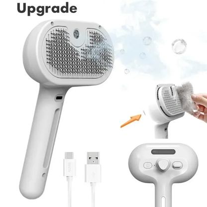 Cepillo de Vapor Removedor de Pelo para Mascotas