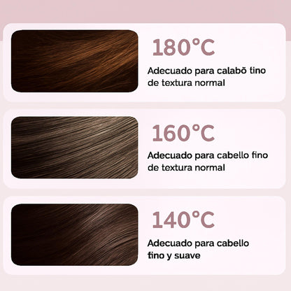 Cepillo alisador de pelo eléctrico recargable