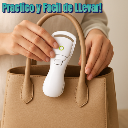 Rizador de pestañas eléctrico de silicona con calefacción, recargable