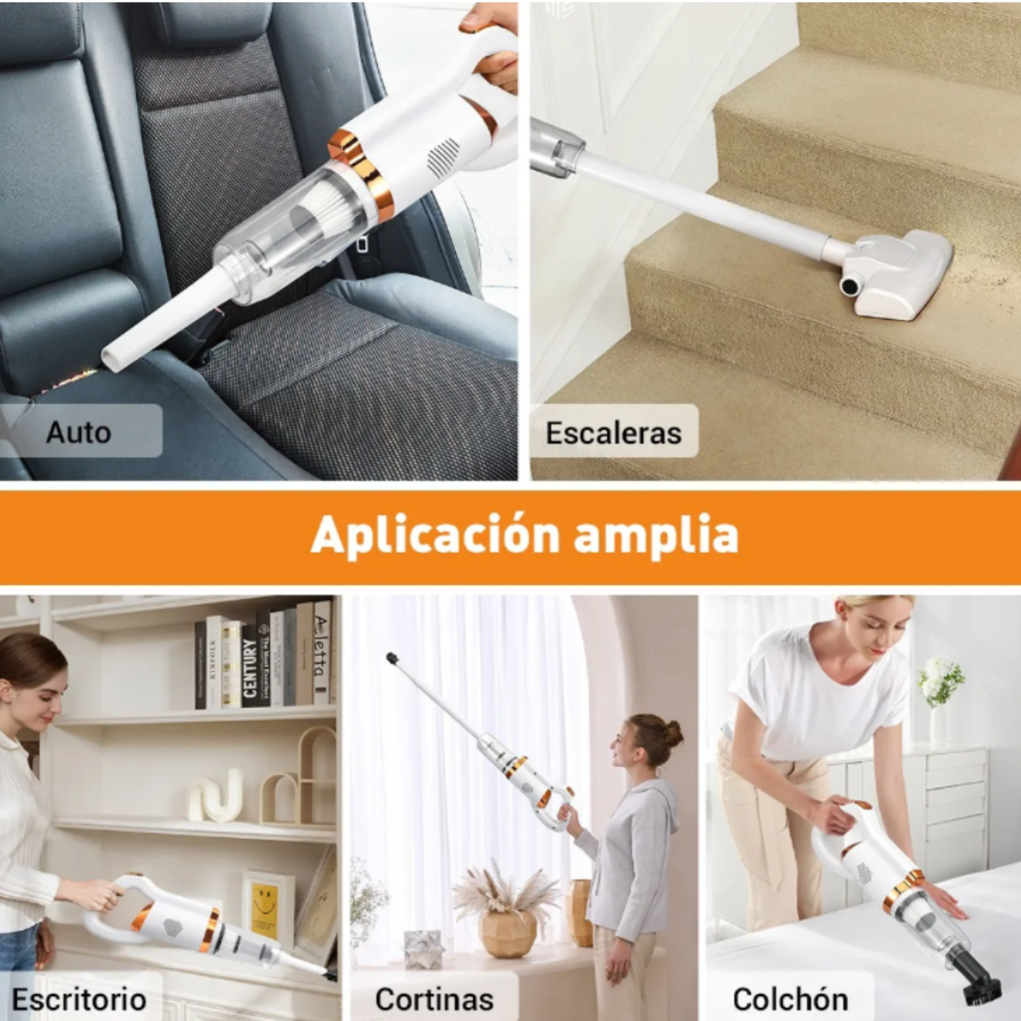 Aspiradora Larga Portátil 3 en 1 Portati