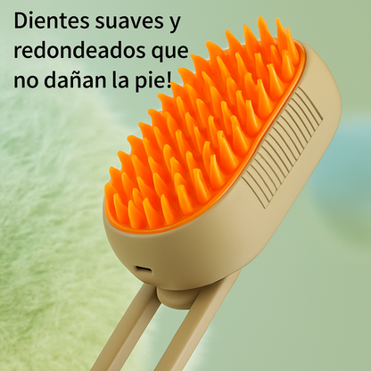Cepillo de Vapor Removedor de Pelo para Mascotas