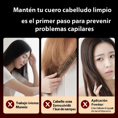 Cepillo eléctrico para el crecimiento del cabello con luz infrarroja, masajeador de puntos de acupuntura para el cuero cabelludo, peines depuradores para ejercicios anticaída.