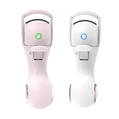 Rizador de pestañas eléctrico de silicona con calefacción, recargable