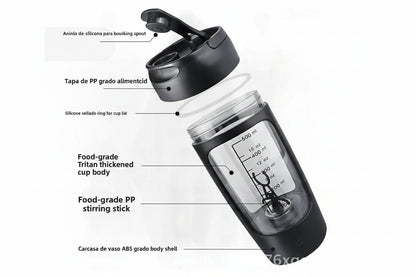 Botella mezcladora eléctrica portátil
