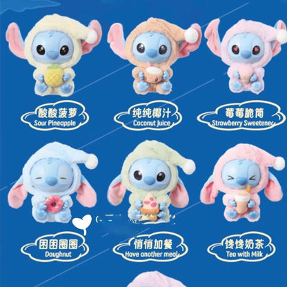 Nuevo Stitch Come y Duerme Serie Caja Sorpresa Vinilo Colgante Muñeco Sorpresa Lilo & Stitch Caja Misteriosa Juguete Peluche Regalo de Navidad para Niños