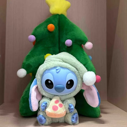 Nuevo Stitch Come y Duerme Serie Caja Sorpresa Vinilo Colgante Muñeco Sorpresa Lilo & Stitch Caja Misteriosa Juguete Peluche Regalo de Navidad para Niños