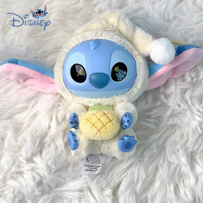 Nuevo Stitch Come y Duerme Serie Caja Sorpresa Vinilo Colgante Muñeco Sorpresa Lilo & Stitch Caja Misteriosa Juguete Peluche Regalo de Navidad para Niños