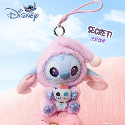 Nuevo Stitch Come y Duerme Serie Caja Sorpresa Vinilo Colgante Muñeco Sorpresa Lilo & Stitch Caja Misteriosa Juguete Peluche Regalo de Navidad para Niños