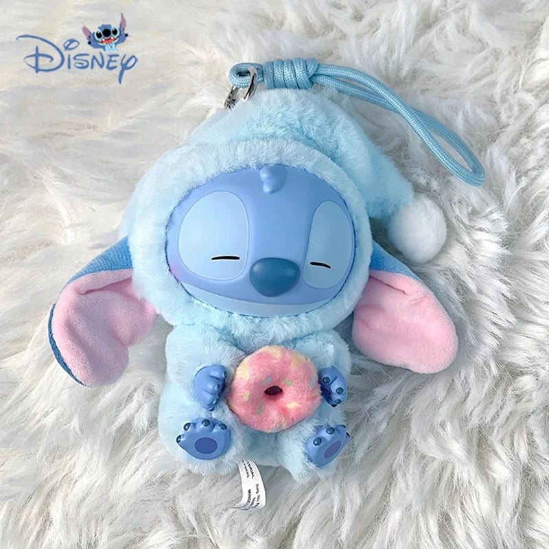 Nuevo Stitch Come y Duerme Serie Caja Sorpresa Vinilo Colgante Muñeco Sorpresa Lilo & Stitch Caja Misteriosa Juguete Peluche Regalo de Navidad para Niños
