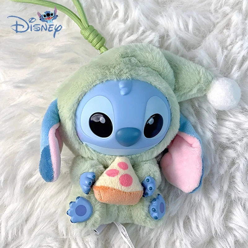 Nuevo Stitch Come y Duerme Serie Caja Sorpresa Vinilo Colgante Muñeco Sorpresa Lilo & Stitch Caja Misteriosa Juguete Peluche Regalo de Navidad para Niños