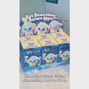 Nuevo Stitch Come y Duerme Serie Caja Sorpresa Vinilo Colgante Muñeco Sorpresa Lilo & Stitch Caja Misteriosa Juguete Peluche Regalo de Navidad para Niños